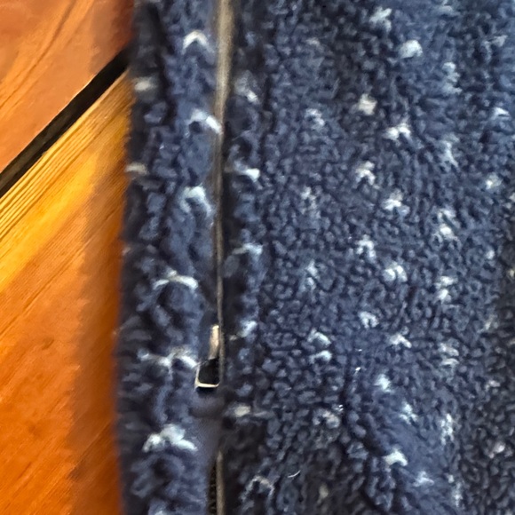 L.L. Bean Dark Blue Teddy Jacket - Picture 4 of 4